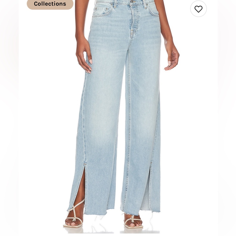 NWT GRLFRND Denim - wide leg